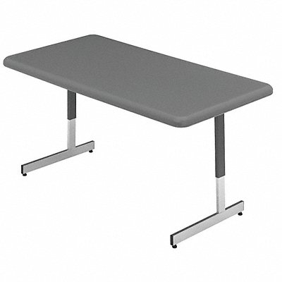 Meeting Table Rectangle Charcoal 48 W