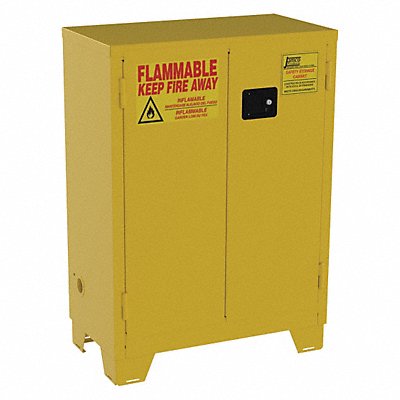 Flammable Safety Cabinet 28 Gal. Yellow