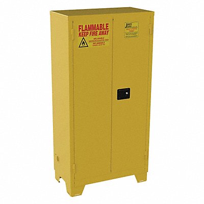 Flammable Safety Cabinet 44 Gal. Yellow