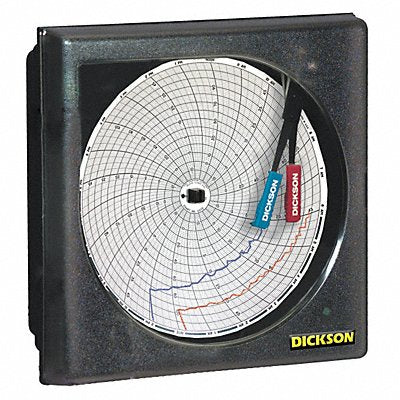 Circular Recorder Temp and Humidity 6 In