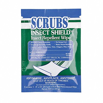 Insect Repellent Wipes PK100