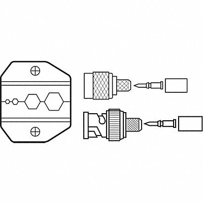 Crimping Die Connector Type Hex Crimp