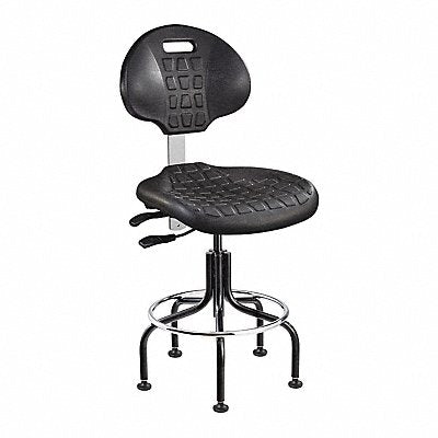 E8988 Task Chair Poly Black 24 to 29 Seat Ht