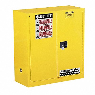 E4575 Flammable Safety Cabinet 30 Gal. Yellow