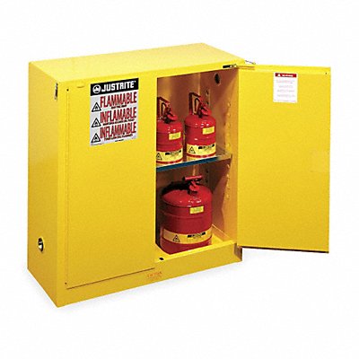 E4578 Flammable Safety Cabinet 30 Gal. Yellow