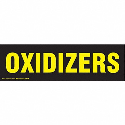 Cabinet Label 7inHx24inW HP Polyester