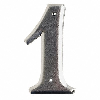 Aluminum Number 3in.H Character PK10