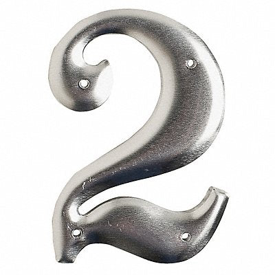 Aluminum Number 3in.H Character PK10