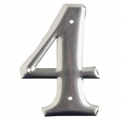 Aluminum Number 3in.H Character PK10