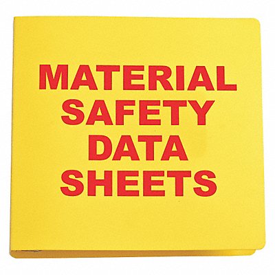 Binder Material Safety Data Sheets