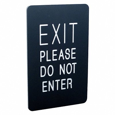 7x11 Sign- EXIT/EXIT PLEASE DO NOT ENTER