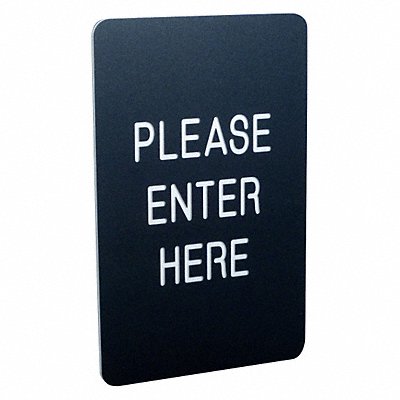 7x11 Sign- PLEASE ENTER HERE (Dbl Sided)