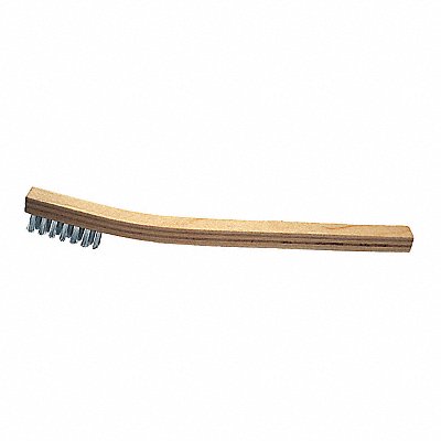 ToothBrush SS Wire Wood Handle 3 x7  (85055)