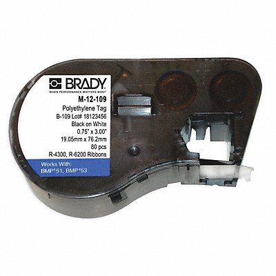 Cartridge Label 3 in W 3/4 in L