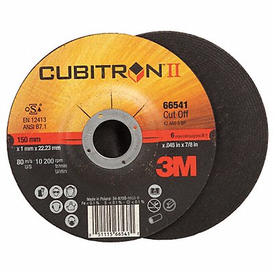 Abrasive Cut-Off Wheel T27 6 in. 7/8 in.