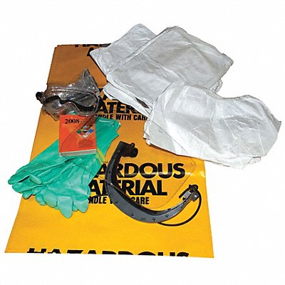 Biohazard Spill Kit Zip Bag Clear