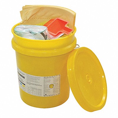 Dry Base Neutralizer Spill Kit Bucket