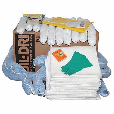 Spill Kit Refill,56 gal.,Oil Only