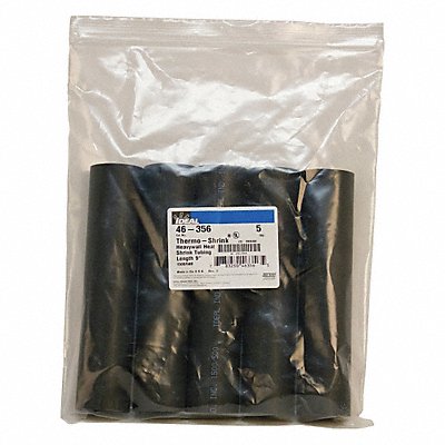 Shrink Tubing 1.5in ID Black 9in PK5