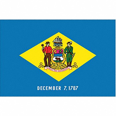 D3761 Delaware State Flag 3x5 Ft