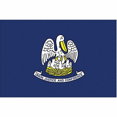 D3761 Louisiana State Flag 3x5 Ft