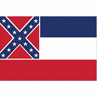 D3761 Mississippi State Flag 3x5 Ft
