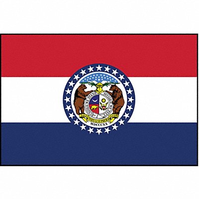 D3761 Missouri State Flag 3x5 Ft