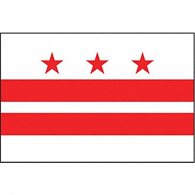 D3761 District Of Columbia Flag 3x5 Ft