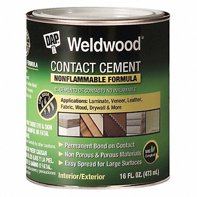 Contact Cement 1 Quart Non Flammable