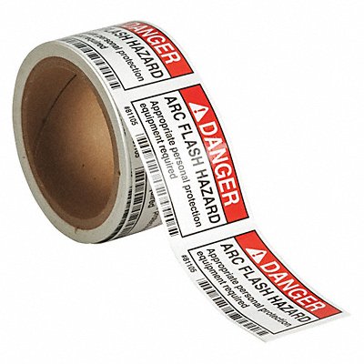 Arc Flash Protection Label 2 in H PK100