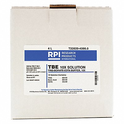 Tris-borate-EDTA (TBE) 10x Solution 4L