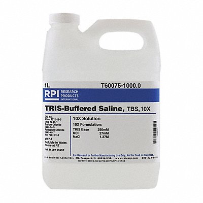 TRIS Buffered Saline 10x Solution 1L