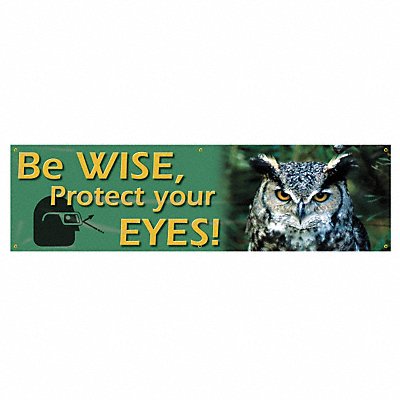 Banner Be Wise Protect 28 x 96 In.