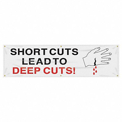 Banner Short Cuts Lead 28 x 96 In.