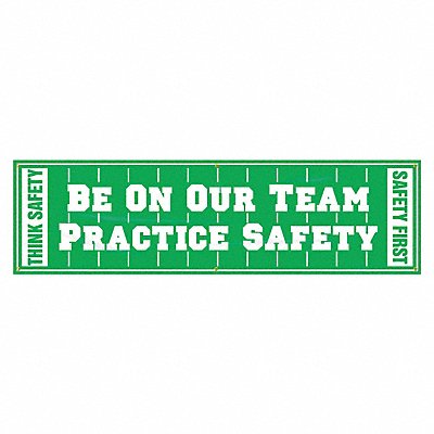 Banner Be On Our Team 28 x 96 In.