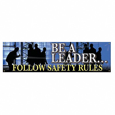 Banner Be A Leader 28 x 96 In.