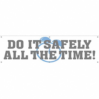 Banner Do It Safely All 28 x 96 In.
