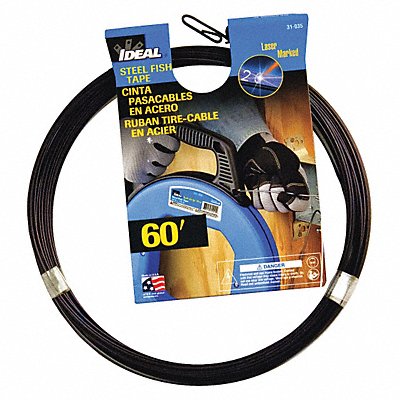 Fish Tape 1/8 In x 60 ft Carbon Steel