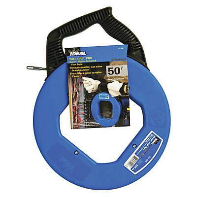 Fish Tape 3/16 In x 50ft Stainless Steel