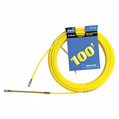 Fish Tape 3/16 In x 100 ft Fiberglass