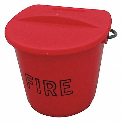 Fire Bucket 2.5 gal. Plastic