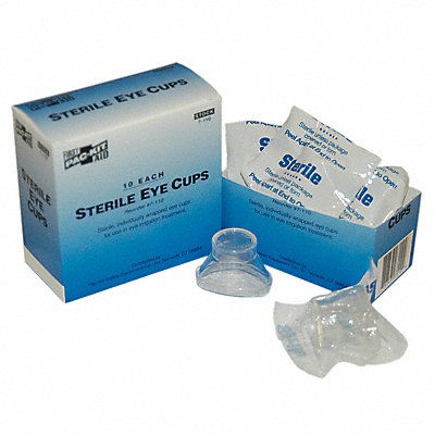 Eye Cup Sterile Clear Plastic PK10