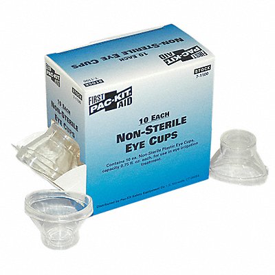 Eye Cup Non-Sterile Clear Plastic