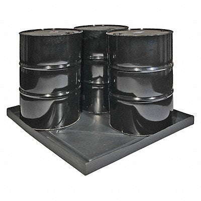 Spill Tray Black 36 gal. HDPE