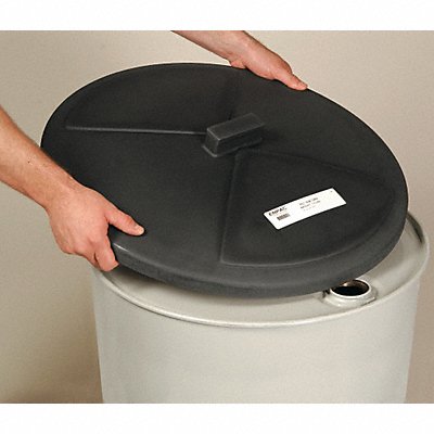 Drum Cover 55 gal. Polyethylene Black