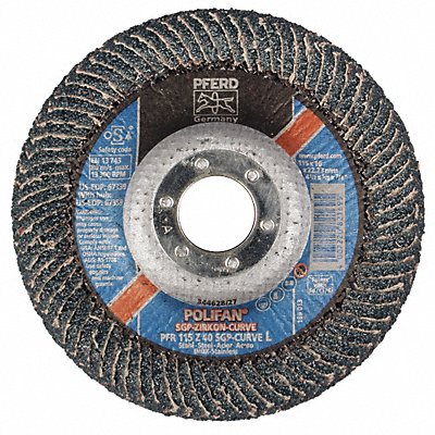 Flap Disc 4-1/2X7/8 Z 40GT L