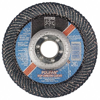 Flap Disc 5X7/8 ZIRC 40 GT L