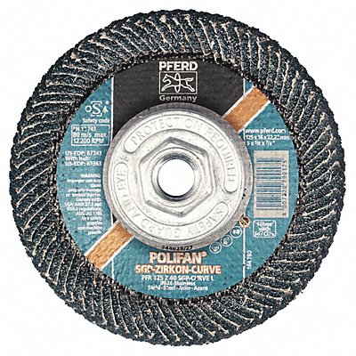 Flap Disc 5X5/8-11 ZIRC 40GT L