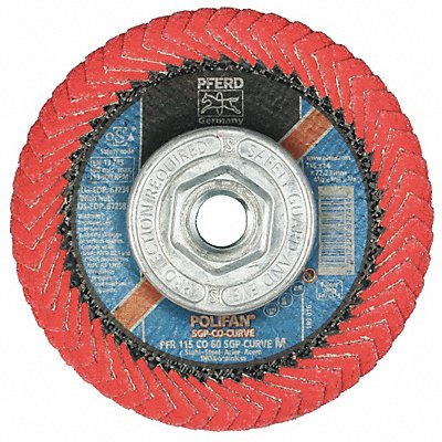 Flap Disc 4-1/2X5/8-11 Ceramic 60 M
