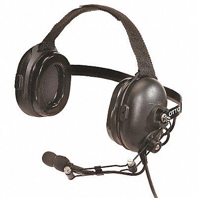 Noise Reducing Headset Behind the Head